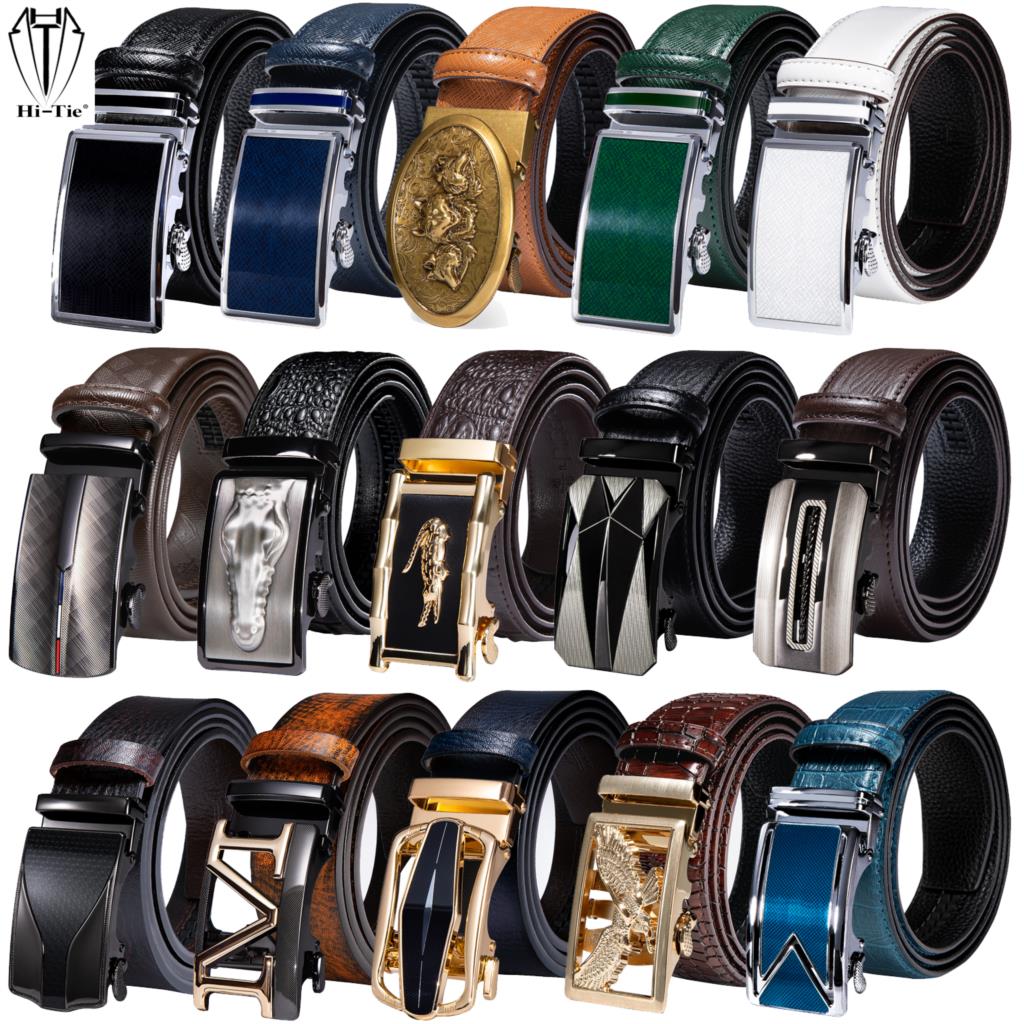 Men'S Formal Wear Belt - メンズカジュアルベルト,ベルト,黒,茶色,青,白,緑,革ストラップ,自動バックル,ファッショナブル