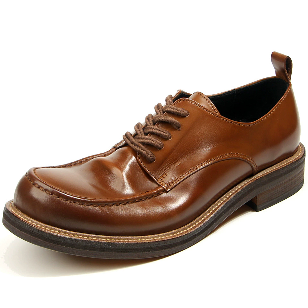 Men'S Formal Office Wear Shoes - ビジネスメンズ革靴牛革メンズドレスシューズ手作り男性フォーマルドレス高品質レトロオックスフォードシューズ耐摩耗性