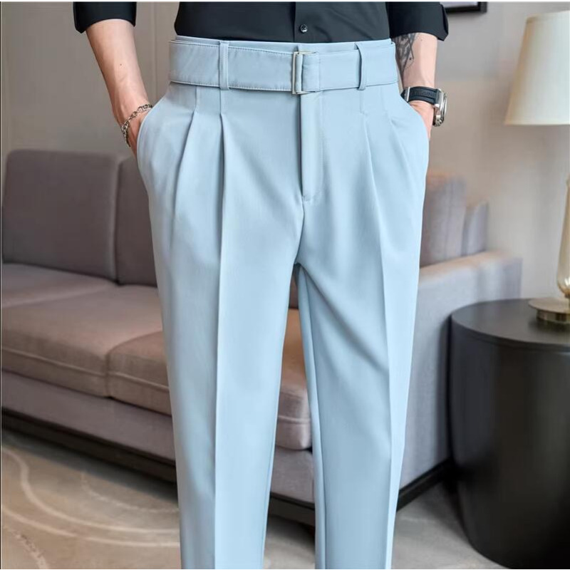 Men'S Formal Wear Belt - 品質男性ブティック男性フォーマルウェアウェディングドレスズボン男性ベルトデザイン英国スタイルのビジネスカジュアルスリムスーツパンツ 3XL