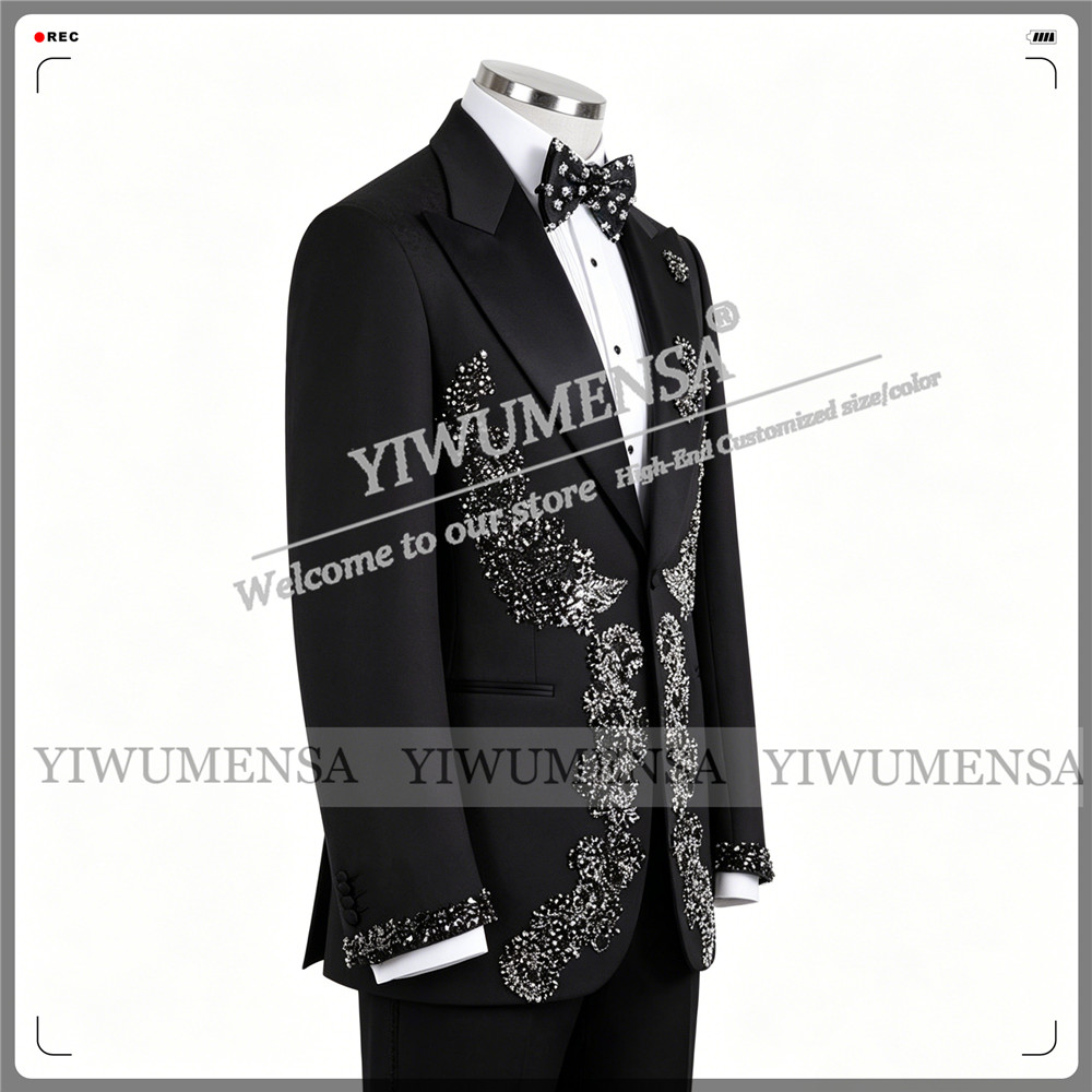男性用限定ウェディングスーツ スリムフィット ビーズストーン - Men'S Formal Wear No Suit のレビューと価格