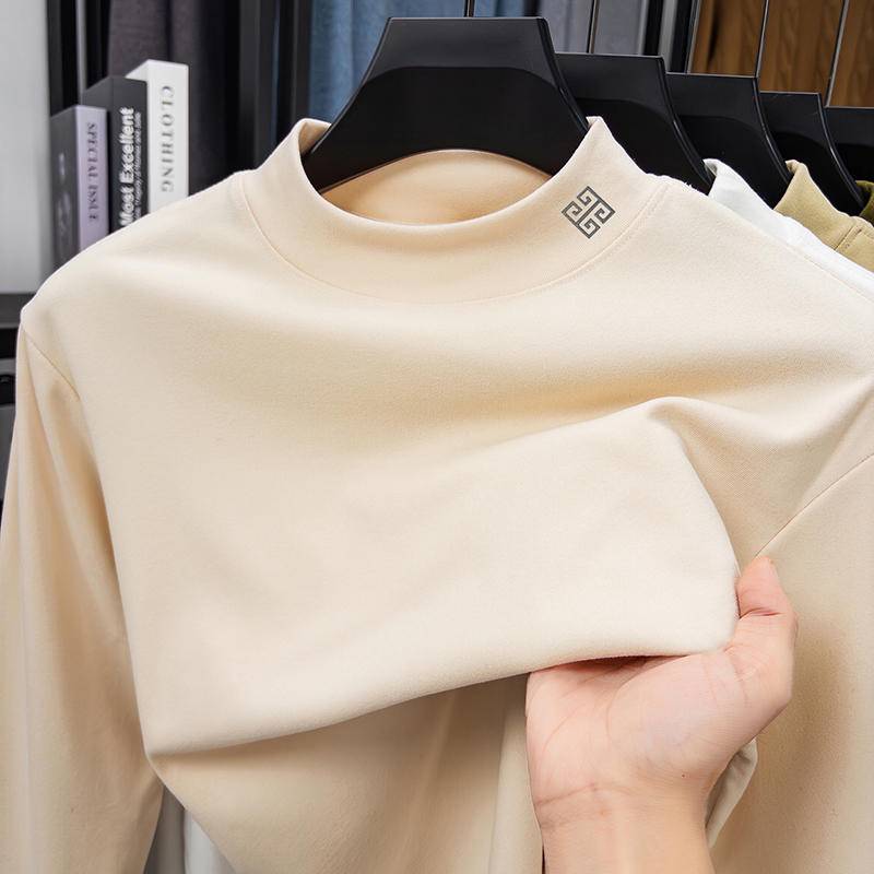 デロンボトムシャツメンズインナーウェア春/秋新作ハーフハイカ - Men Formal Office Wear Shirts のレビューと価格