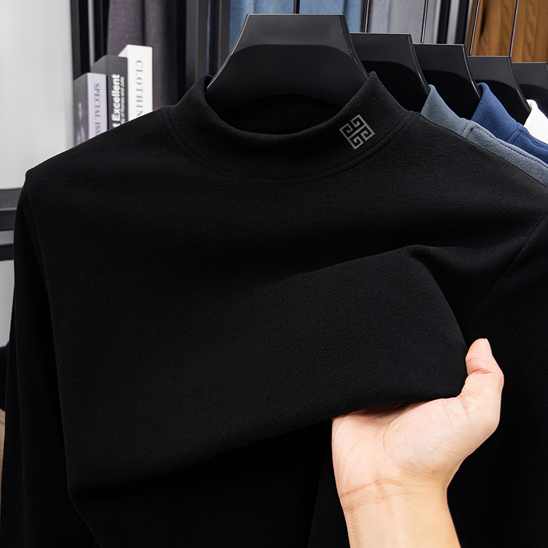 デロンボトムシャツメンズインナーウェア春/秋新作ハーフハイカ - Men Formal Office Wear Shirts のレビューと価格