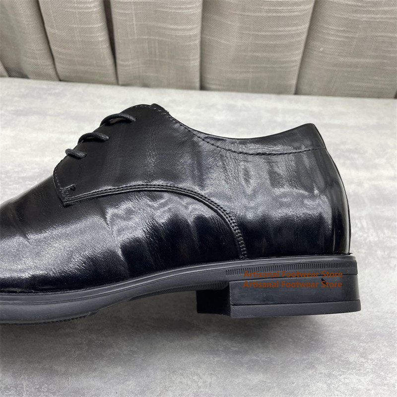メンズ ブラック レザー オックスフォード シューズ クラシ - Men'S Formal Office Wear Shoes のレビューと価格