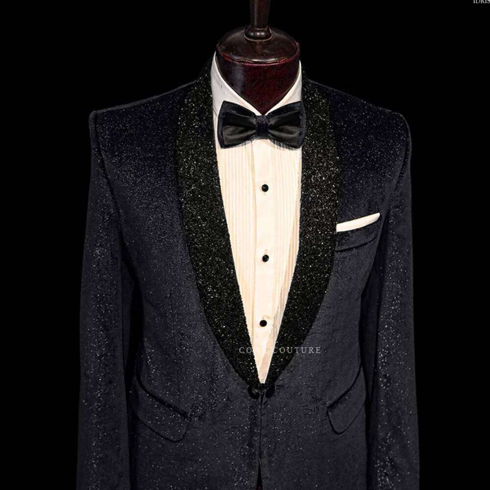 エレガントな2ピースウェディングスーツ、スリムフィット、ショ - Men'S Formal Wear No Suit のレビューと価格