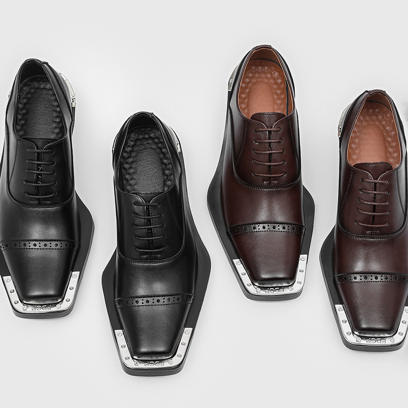 メンズレザーシューズ - ブリティッシュスタイルフォーマルウ - Men Formal Wear Look のレビューと価格