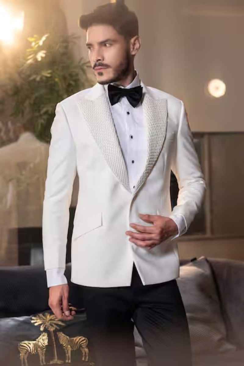 クラシック男性スーツシングルブレスト 2 ピースジャケットと - Men'S Formal Wear No Suit のレビューと価格