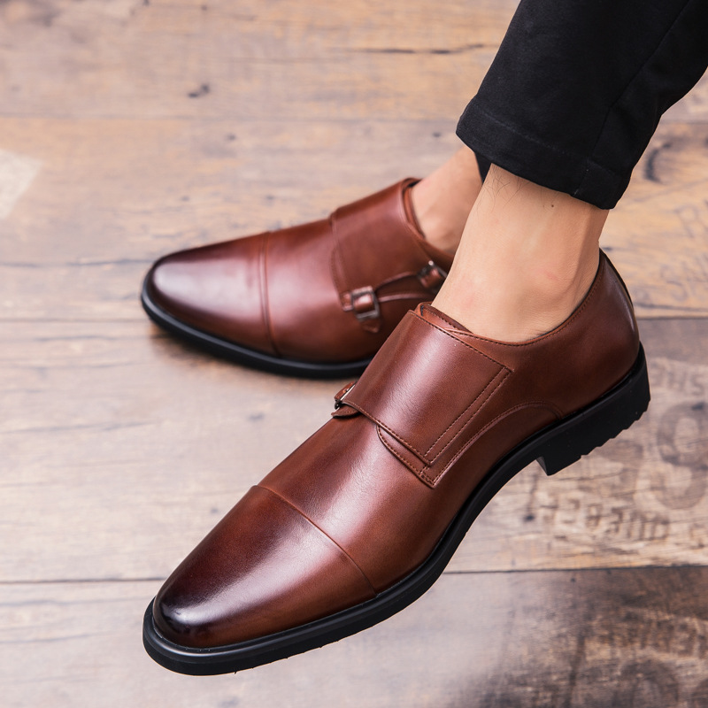 メンズオックスフォードシューズ ブラックとブラウン フォーマ - Men'S Formal Office Wear Shoes のレビューと価格