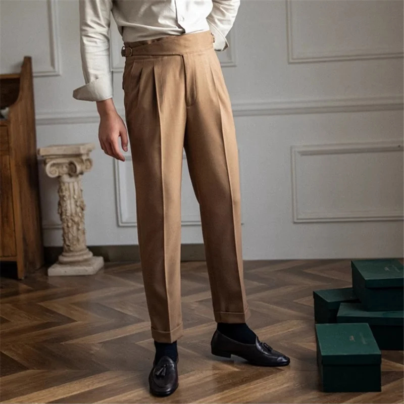 2026 新しい男性スーツズボン春秋トレンディベルトハイウエ - Men'S Formal Wear Belt のレビューと価格