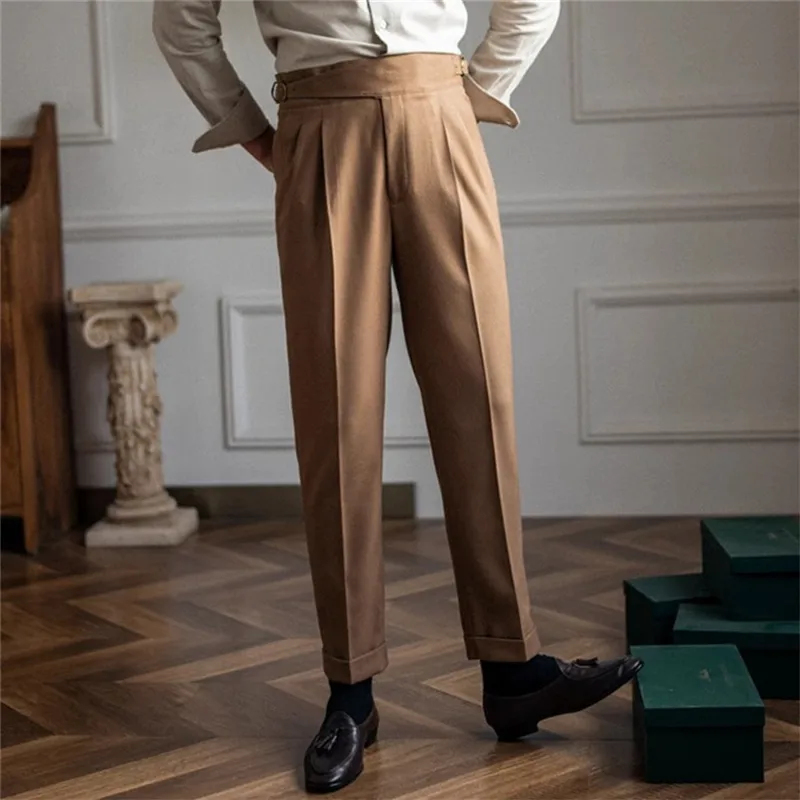 2026 新しい男性スーツズボン春秋トレンディベルトハイウエ - Men'S Formal Wear Belt のレビューと価格