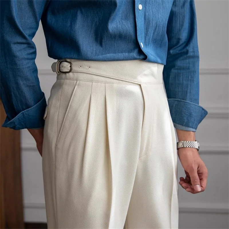 2026 新しい男性スーツズボン春秋トレンディベルトハイウエ - Men'S Formal Wear Belt のレビューと価格