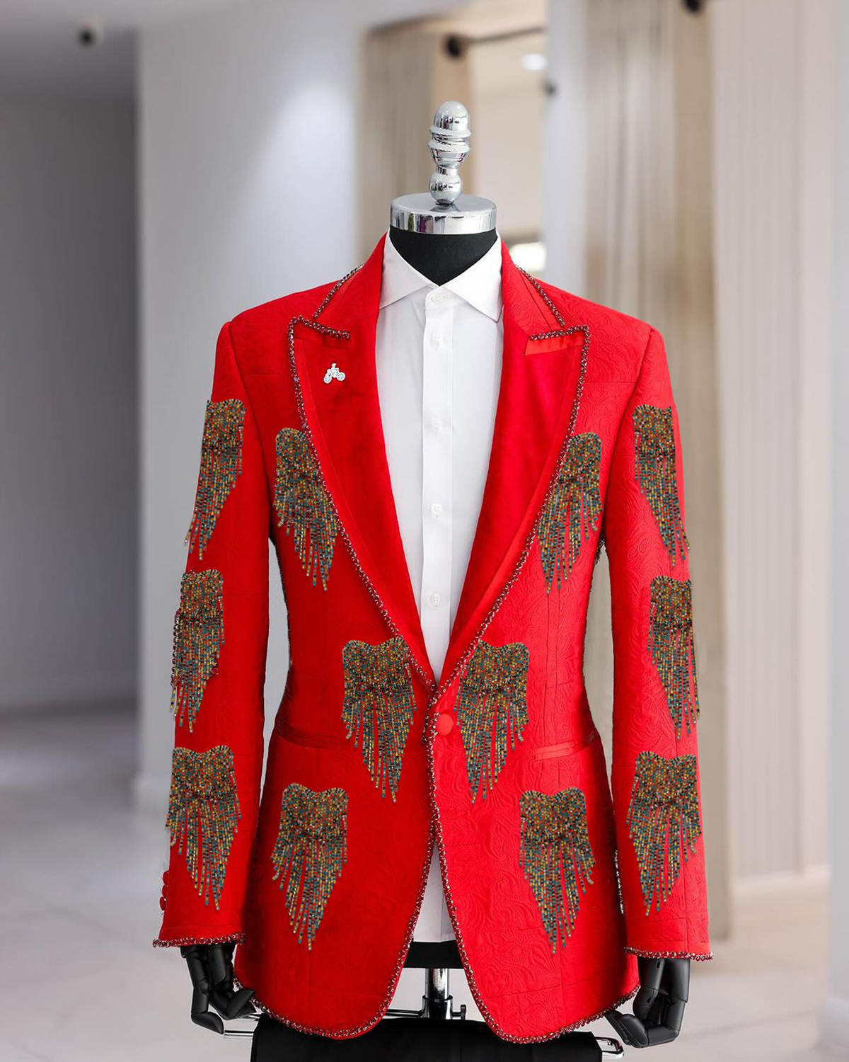 ファッション結婚式の男性スーツクリスタルパーティースーツ 2 - Men'S Formal Wear No Suit のレビューと価格
