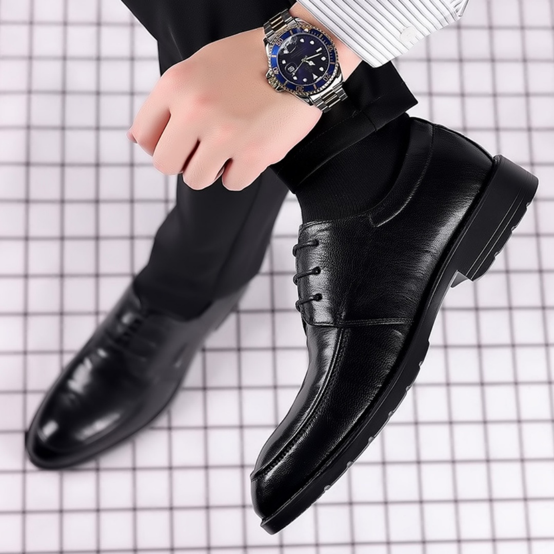 メンズレザーシューズ、カジュアルビジネス向け、多用途で快適な - Men'S Formal Office Wear Shoes のレビューと価格