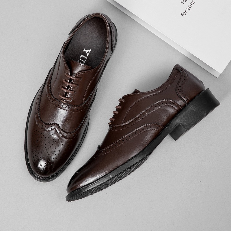 フォーマルレザーシューズ クラシックメンズスタイル スリッポ - Men'S Formal Office Wear Shoes のレビューと価格