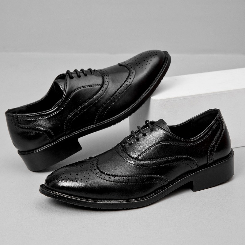 フォーマルレザーシューズ クラシックメンズスタイル スリッポ - Men'S Formal Office Wear Shoes のレビューと価格