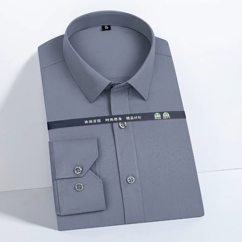 2026年春秋向けメンズスリムフィット半袖シャツ、スーツ用ア - Men Formal Office Wear Shirts のレビューと価格