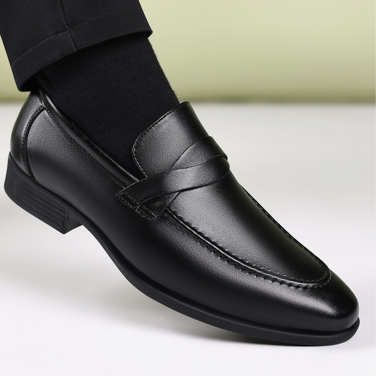 英国スタイルのフォーマルウェア用メンズレザーシューズ、ビジネ - Men'S Formal Office Wear Shoes のレビューと価格