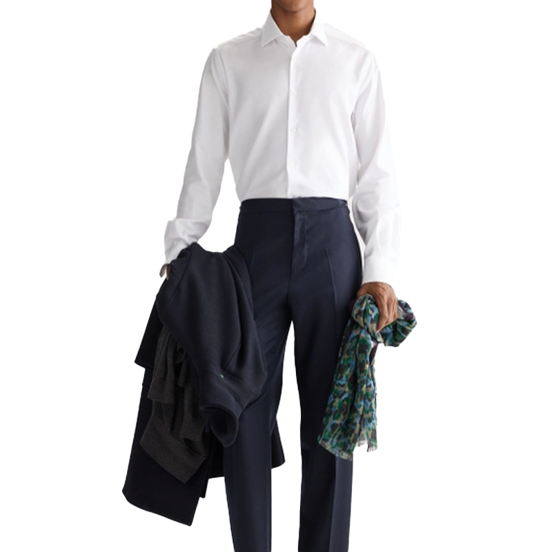PG メンズ フォーマル ドレスシャツ ソリッドカラー 長袖 - Men Formal Office Wear Shirts のレビューと価格
