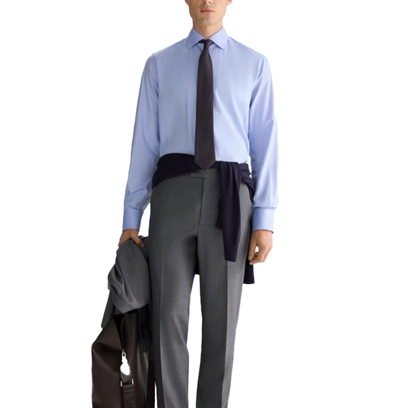 PG メンズ フォーマル ドレスシャツ ソリッドカラー 長袖 - Men Formal Office Wear Shirts のレビューと価格