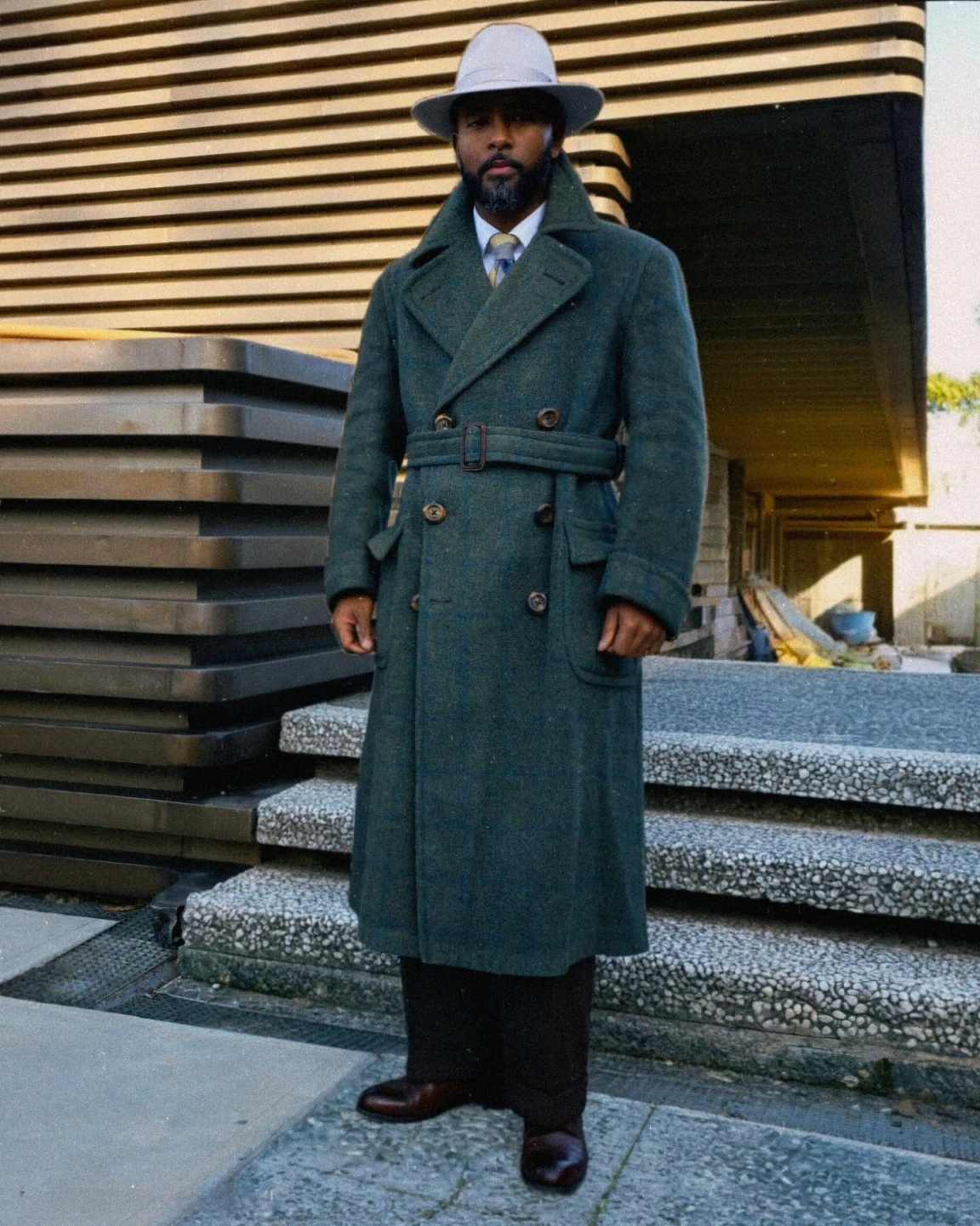 優雅なメンズオーバーコート 1ピース ダブルブレスト ピーク - Men'S Formal Wear No Suit のレビューと価格