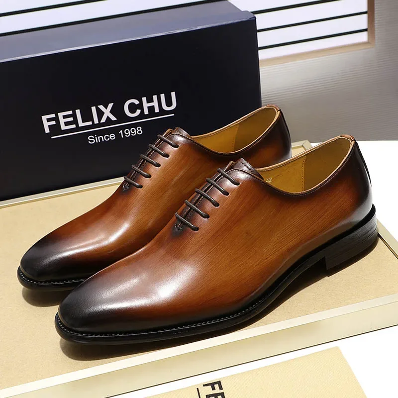 デザイナー本革メンズホールカットオックスフォードシューズ高級 - Men'S Luxury Formal Wear Brands のレビューと価格