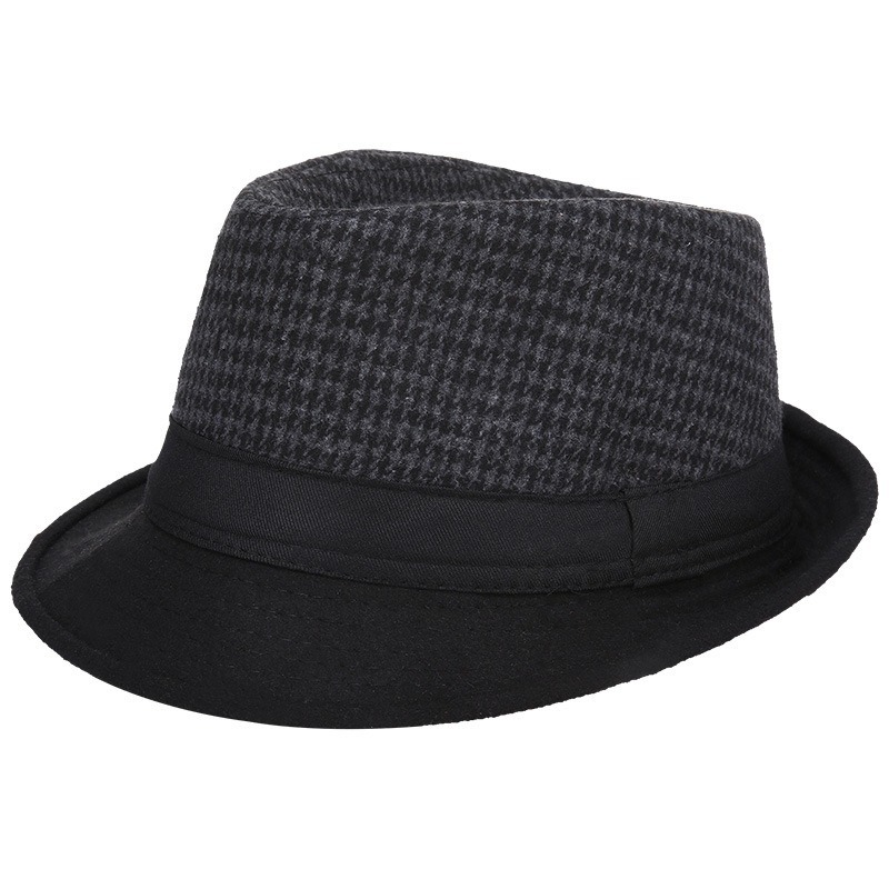 メンズ秋冬ウールフェドーラハット、暖かい防風ヴィンテージトリ - Men'S Vintage Formal Wear のレビューと価格