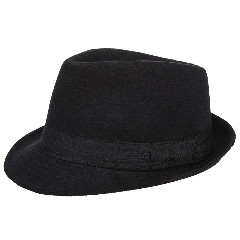メンズ秋冬ウールフェドーラハット、暖かい防風ヴィンテージトリ - Men'S Vintage Formal Wear のレビューと価格