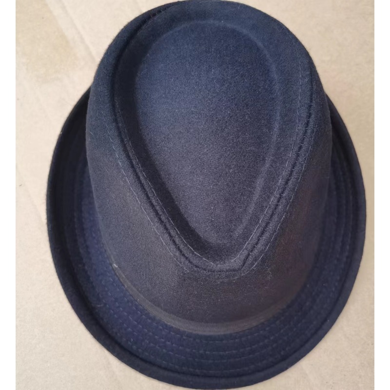 メンズ秋冬ウールフェドーラハット、暖かい防風ヴィンテージトリ - Men'S Vintage Formal Wear のレビューと価格