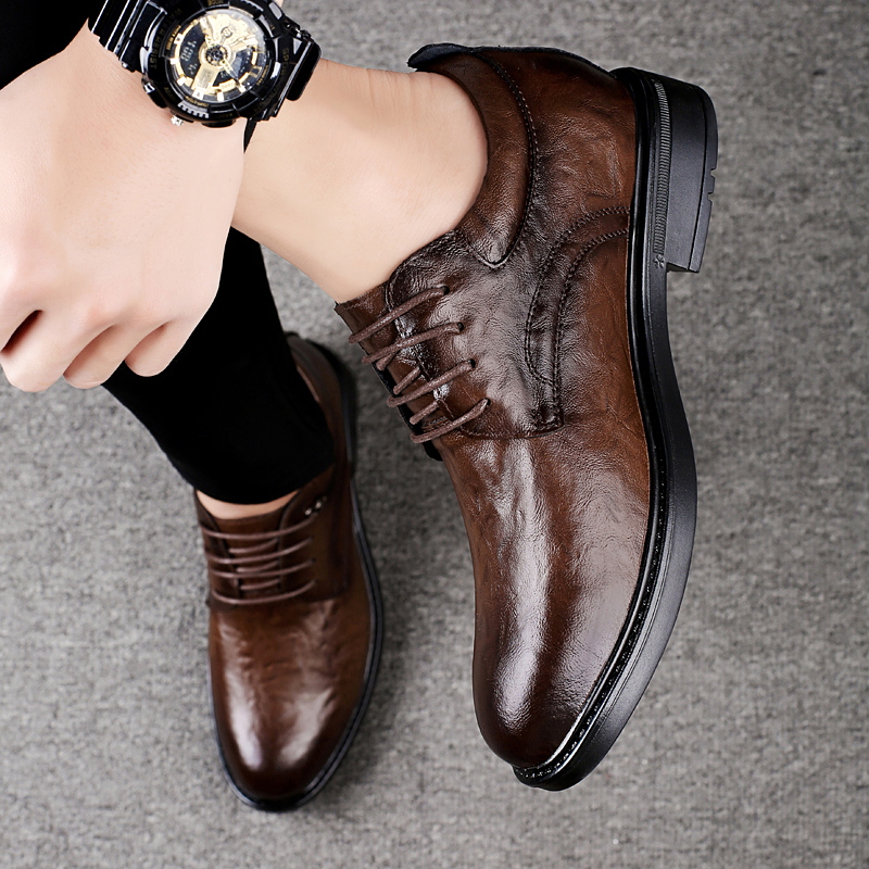 メンズレザーカジュアルシューズ 8cm身長アップ インヒール - Mens Formal のレビューと価格
