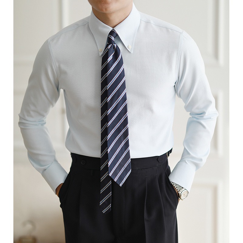 オックスフォードシャツ メンズ 長袖 ビジネス ドレスシャツ - Mens Formal のレビューと価格