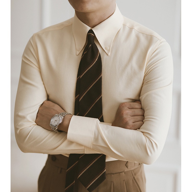 オックスフォードシャツ メンズ 長袖 ビジネス ドレスシャツ - Mens Formal のレビューと価格