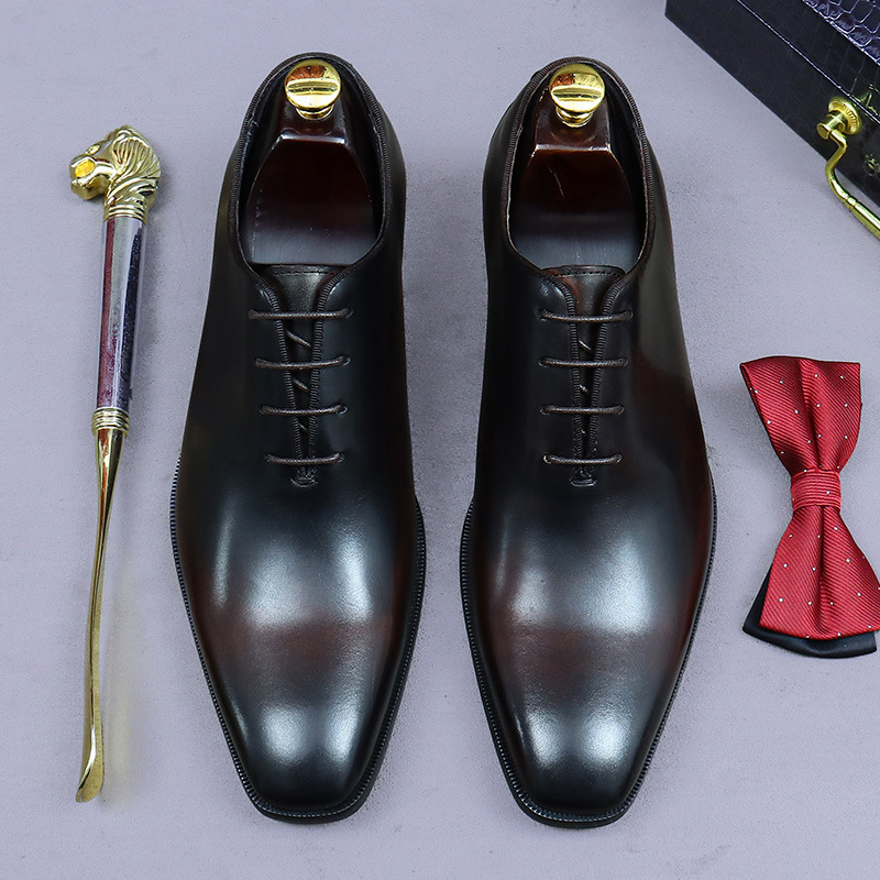 デザイナー本革メンズホールカットオックスフォードシューズ高級 - Men'S Formal Office Wear Shoes のレビューと価格