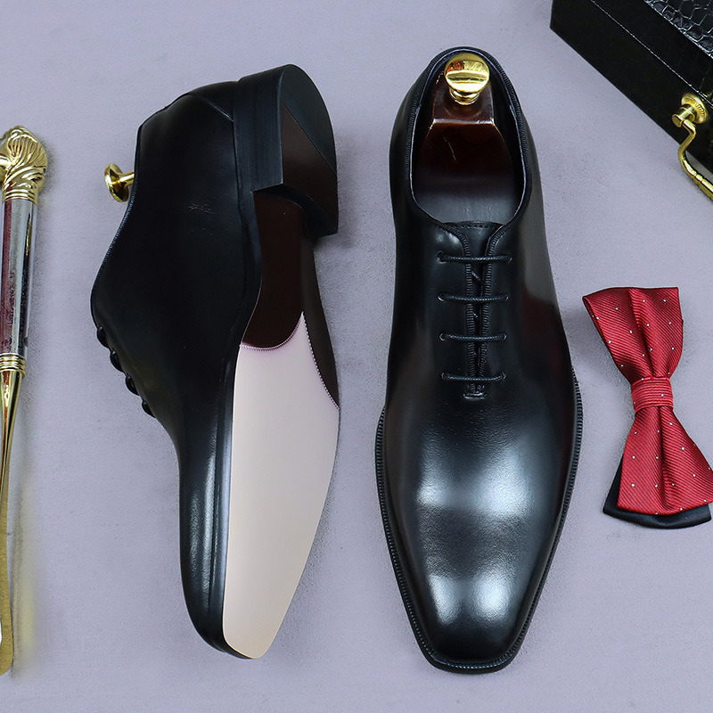 デザイナー本革メンズホールカットオックスフォードシューズ高級 - Men'S Formal Office Wear Shoes のレビューと価格